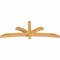 Ekena Millwork Davenport Rough Sawn Timber Gable Bracket, Western Red Cedar, 84"W x 31"H x 4"D x 4"F, 9/12 Pitch GBW084X31X0404DAV00RWR - alternate 4